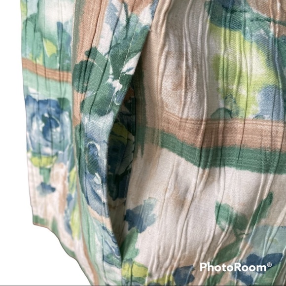 ALFRED DUNNER FLORAL BLAZER WITH POCKETS Size 16 - Picture 3 of 7